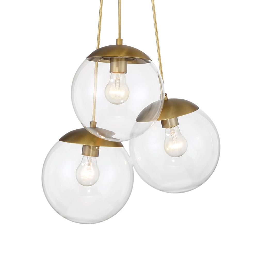 3 LIGHT PENDANT FIXTURE