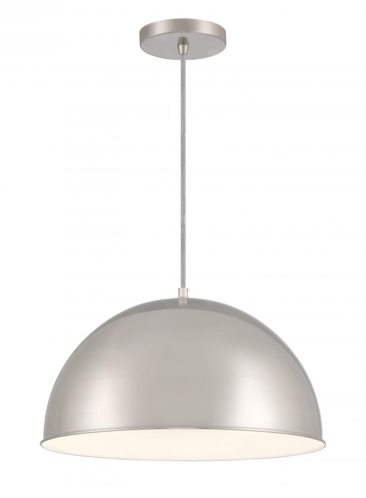 1 LIGHT, HANGING DOME