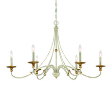 Minka-Lavery 1046-701 - 6 LIGHT CHANDELIER