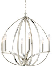 Minka-Lavery 4986-613 - 6 LIGHT CHANDELIER