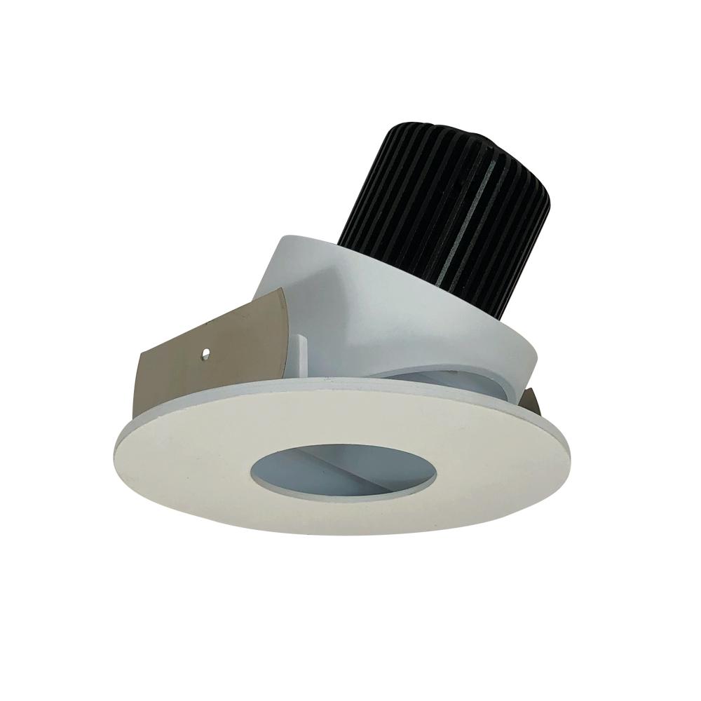 4&#34; Iolite LED Round Adjustable Pinhole, 10-Degree Optic, 800lm / 12W, 3500K, White Pinhole /