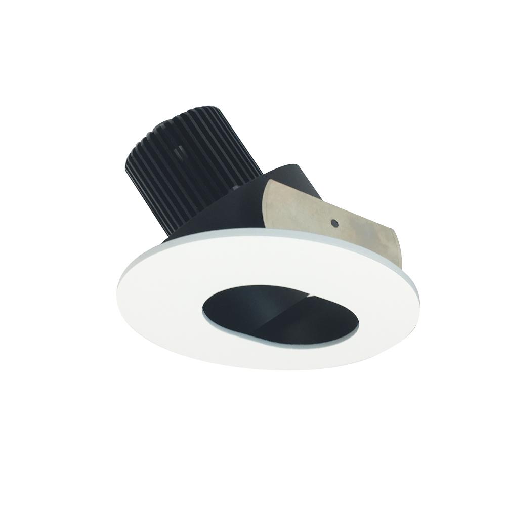 4&#34; Iolite LED Round Adjustable Slot Aperture, 10-Degree Optic, 750lm / 12W, 3500K, Black Slot