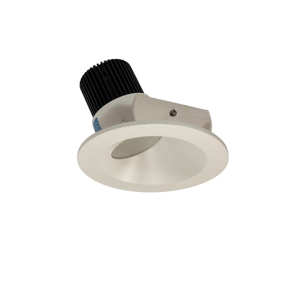 4&#34; Iolite LED Round Wall Wash, 1000lm / 14W, 3000K, White Reflector / White Flange