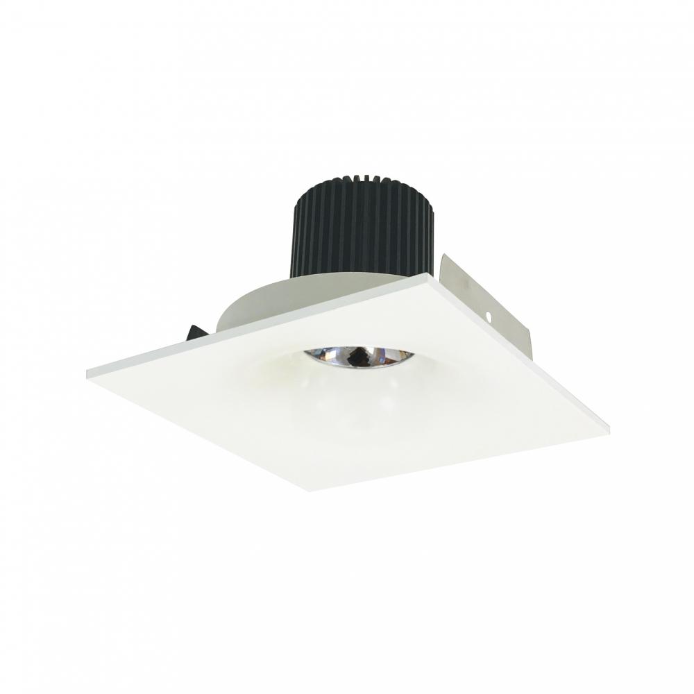 4&#34; Iolite LED Square Bullnose, 10-Degree Optic, 800lm / 12W, 2700K, White Finish