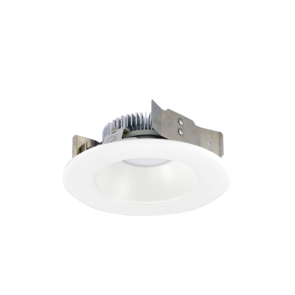 4&#34; Cobalt Shallow High Lumen LED Trim, Round Reflector, 850lm, 3000K, Matte Powder White