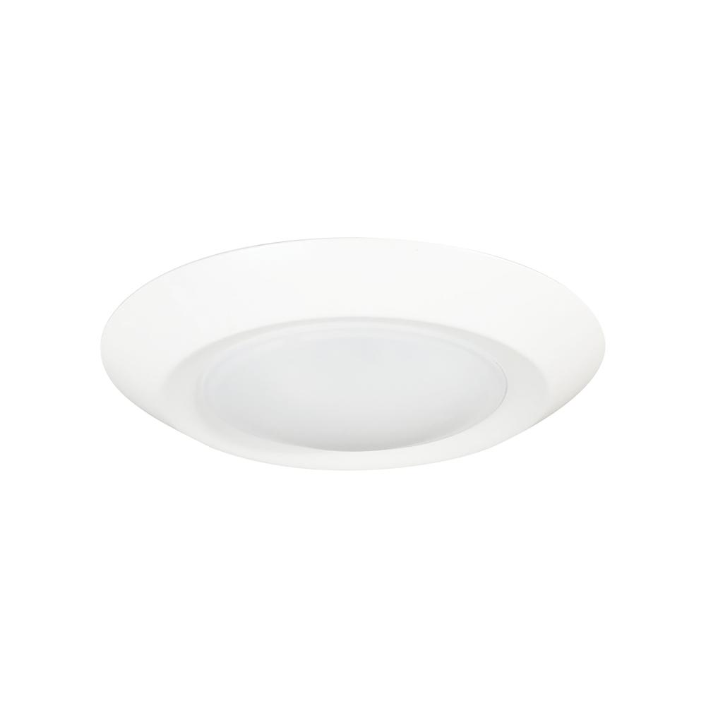 6&#34; Regressed AC Opal LED Surface Mount, 950lm / 13W, 3000K, White finish