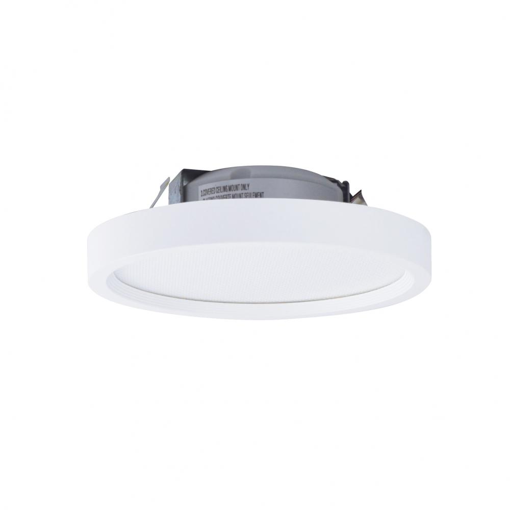 4&#34; SURF Round LED Surface Mount, 850lm / 11W, 3000K, White finish