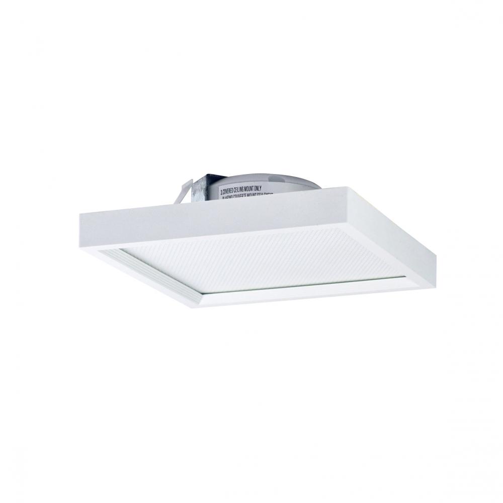 4&#34; SURF Square LED Surface Mount, 750lm / 11W, 4000K, White finish