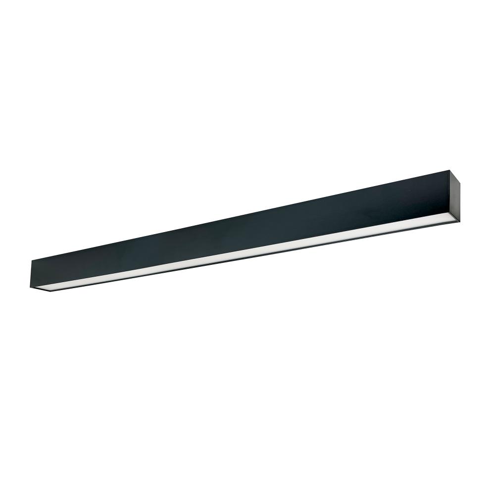 8&#39; L-Line LED Indirect/Direct Linear, 12304lm / Selectable CCT, Black Finish