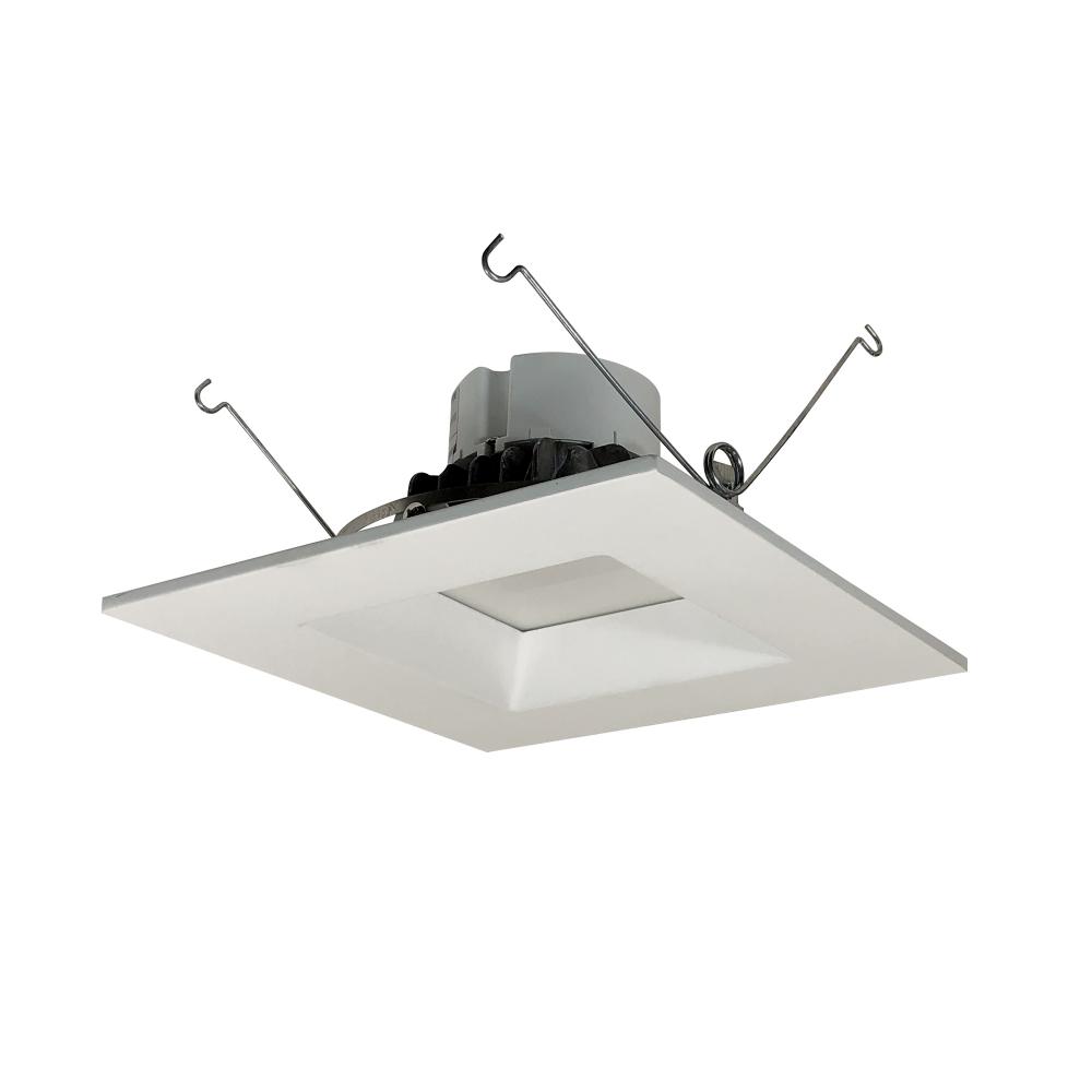 6&#34; Onyx Square LED Retrofit Reflector, 1200lm / 17.5W, 2700K, White finish