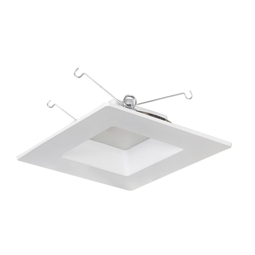 6&#34; AC Onyx Square LED Retrofit Reflector, 1100lm / 17W, 4000K, White Finish