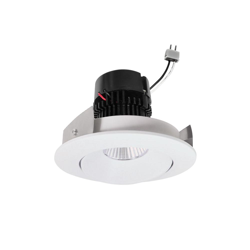 4&#34; Pearl Low Voltage LED Round Adjustable Cone Retrofit, 1200lm / 11W, 4000K, Matte Powder White