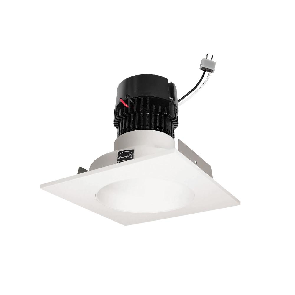 4&#34; Pearl Low Voltage LED Square Retrofit Reflector with Round Aperture, 1150lm / 11W, 2700K,