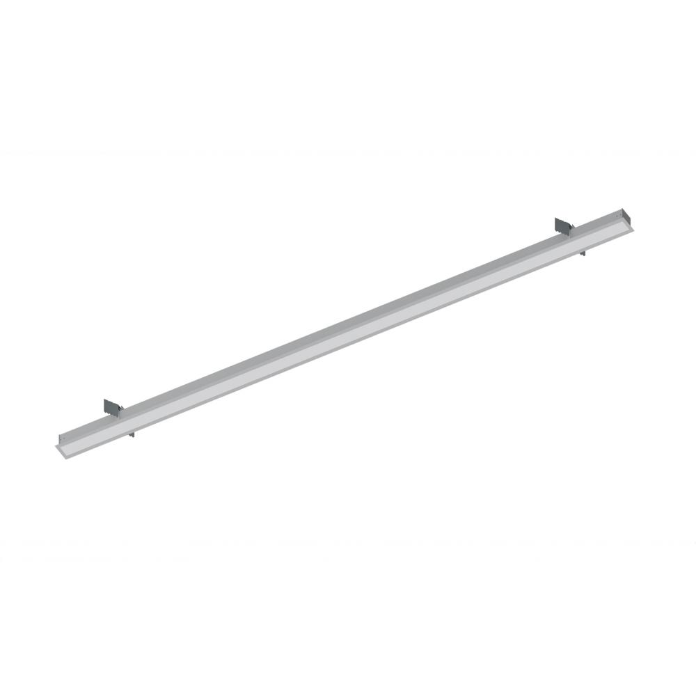 8&#39; L-Line LED Recessed Linear, 8400lm / 3000K, Aluminum Finish