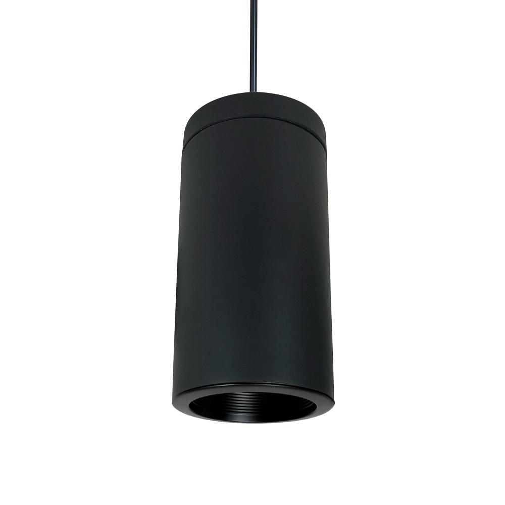 6&#34; Cylinder, Black, Pendant Mount, 35W Med. Base, Ref., Black