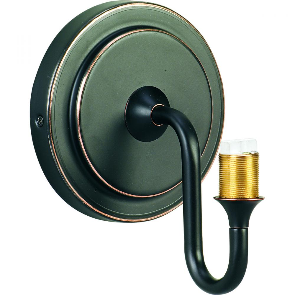 Elbow Wall Sconce, 40W?G9 Halogen Line Voltage, Bronze