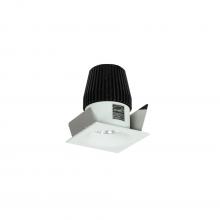 Nora NIOB-1SNB40XMPW - 1" Iolite LED BWF Square Bullnose, 600lm, 4000K, Matte Powder White Reflector / Matte Powder