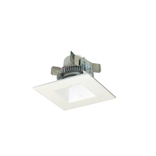 Nora NLCBC2-45627WW/A - 4" Cobalt Click 750LM LED Retrofit, Square/Square Regress, 10W, 2700K, White, 120V Triac/ELV