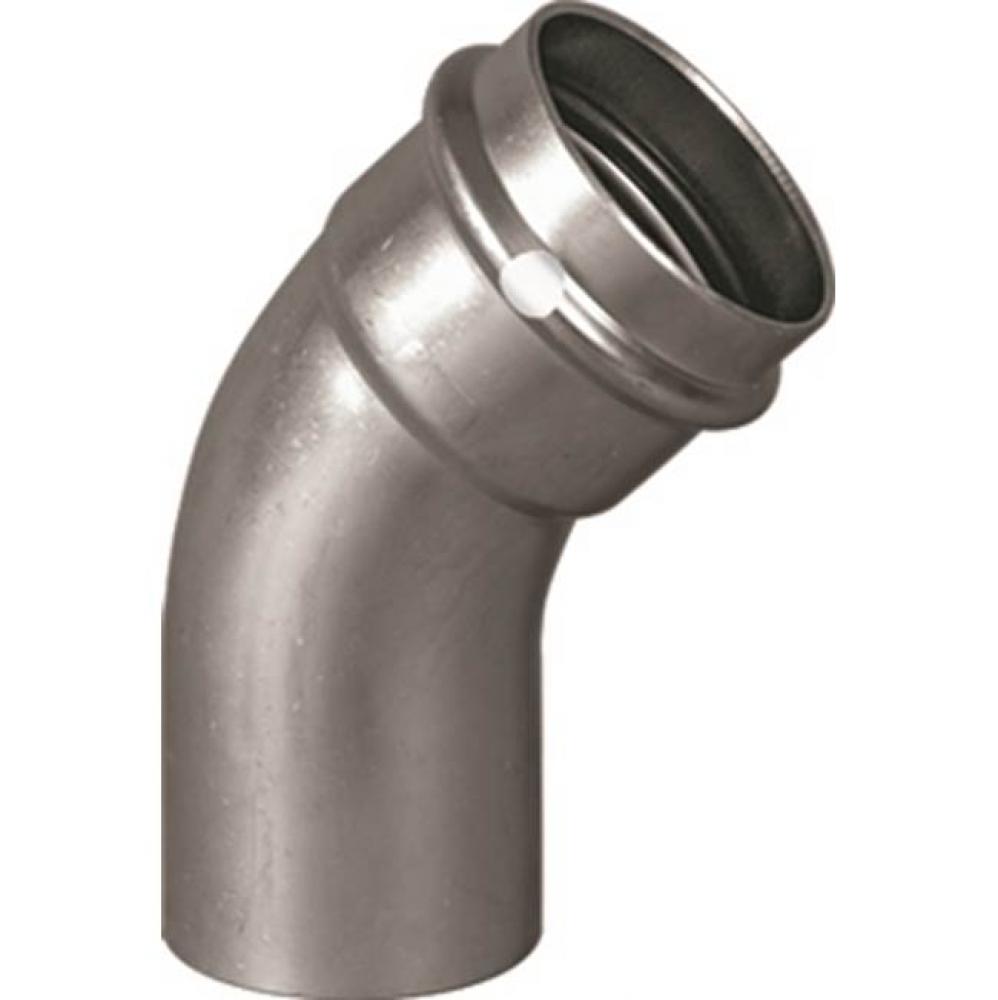 Propress 45 Degrees Street Elbow 304 Stainless Steel P 2 Ftg (Cts) 2