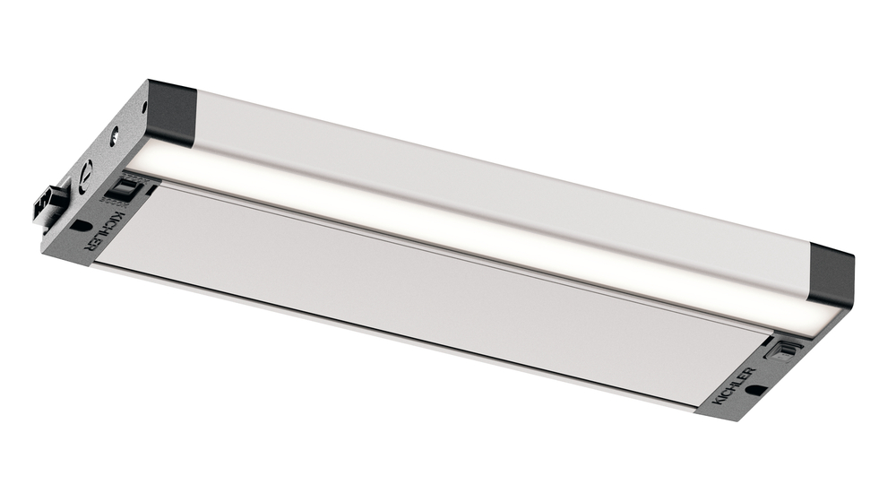 6U 12&#34; 2700K/3000K LED Cabinet Light Textured Nickel