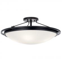 Kichler 42025BK - Semi Flush 4Lt