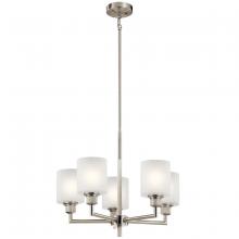 Kichler 52283NI - Lynn Haven™ 5 Light Chandelier Brushed Nickel