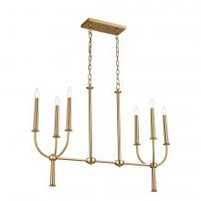 Kichler 52495BNB - Linear Chandelier 6Lt