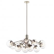 Kichler 52703PNCLR - Linear Chandelier Convertible 12Lt