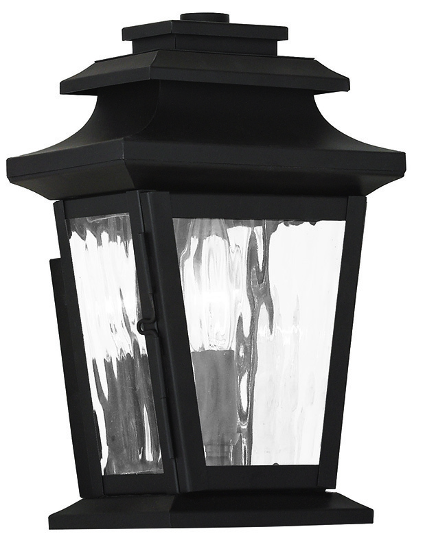 1 Light Bronze Outdoor Wall Lantern