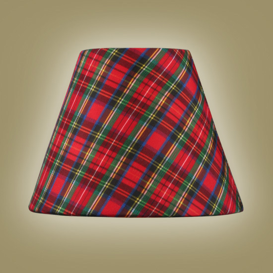 Plaid Hardback Clip Shade