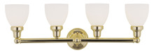 Livex Lighting 1024-02 - 4 Light Polished Brass Bath Light