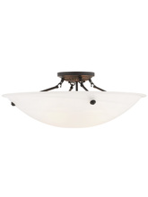 Livex Lighting 4275-07 - 4 Light Bronze Ceiling Mount