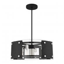 Livex Lighting 45995-04 - 7 Lt Black Pendant Chandelier