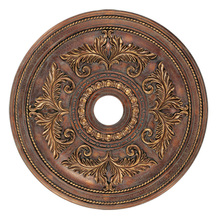 Livex Lighting 8210-30 - Crackled Greek Bronze Ceiling Medallion