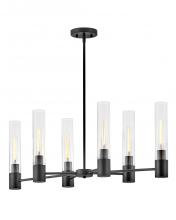 Lark 85406BK - Small Linear Chandelier