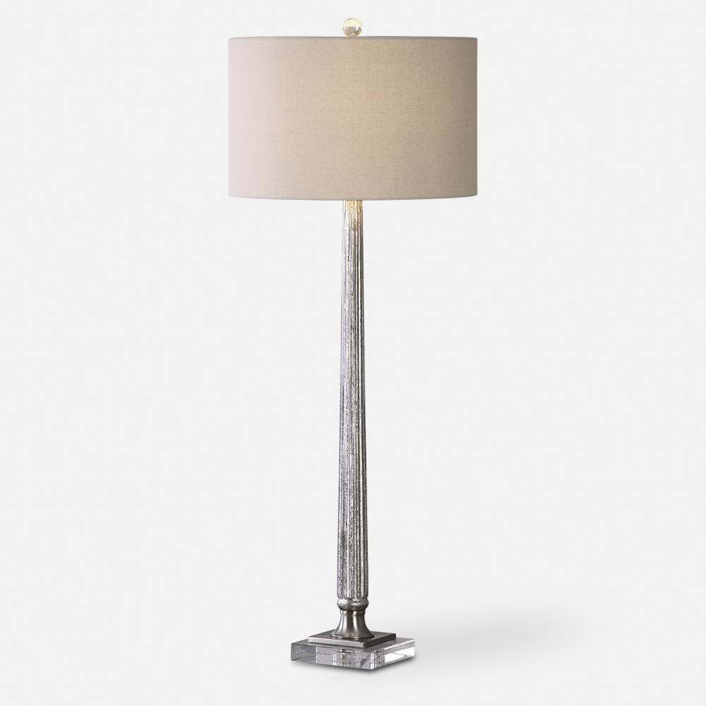 Uttermost Fiona Ribbed Mercury Glass Lamp