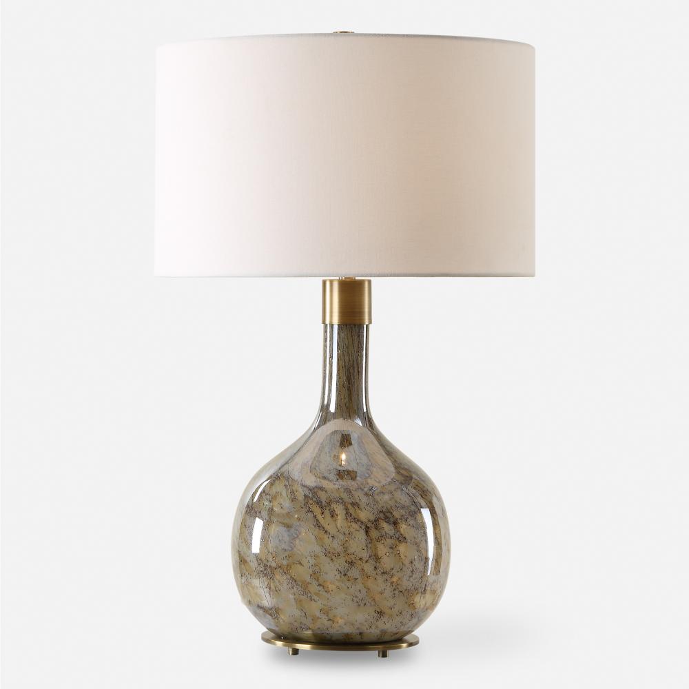 Rhine Brown Glass Table Lamp