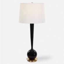 Uttermost 30286 - Brielle Polished Black Table Lamp