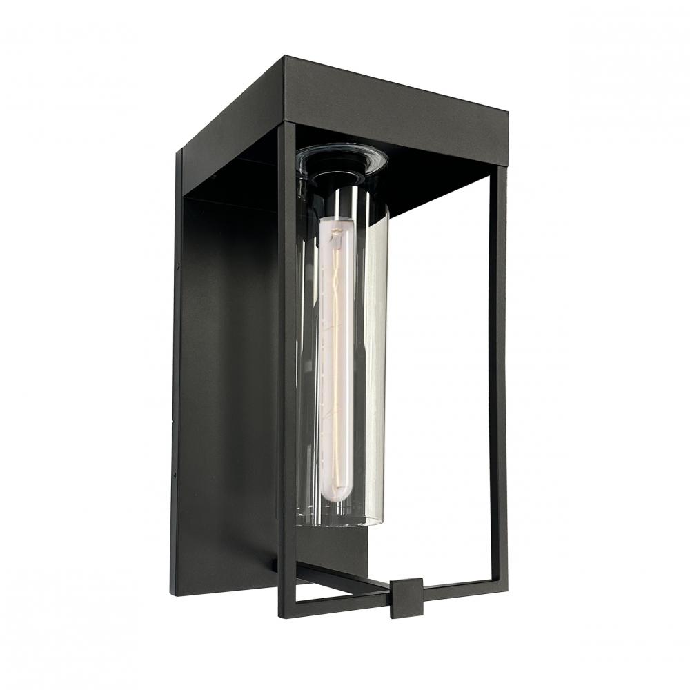 Gardenbrooke-1-Light Outdoor Wall Light-8&#34;-Black