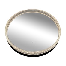 Artcraft AM340 - Reflections Collection LED Mirror, Matte Black