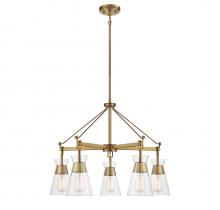 Savoy House 1-1832-5-322 - Lakewood 5-Light Chandelier in Warm Brass