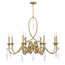  1-2702-8-322 - Fairchild 8-Light Chandelier in Warm Brass