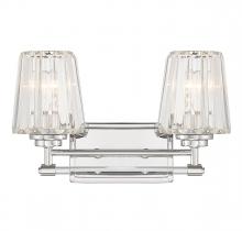 Savoy House 8-6001-2-109 - Garnet 2-Light Bathroom Vanity Light in Polished Nickel