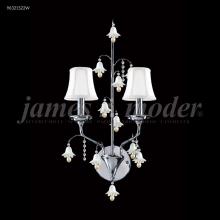 James R Moder 96321S2EW - Murano Collection 2 Light Wall Sconce