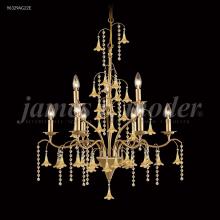 James R Moder 96329S2GTW - Murano Collection 9 Light Chandelier