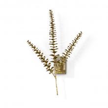  2473-79 - Eucalyptus Leaf Brass Sconce