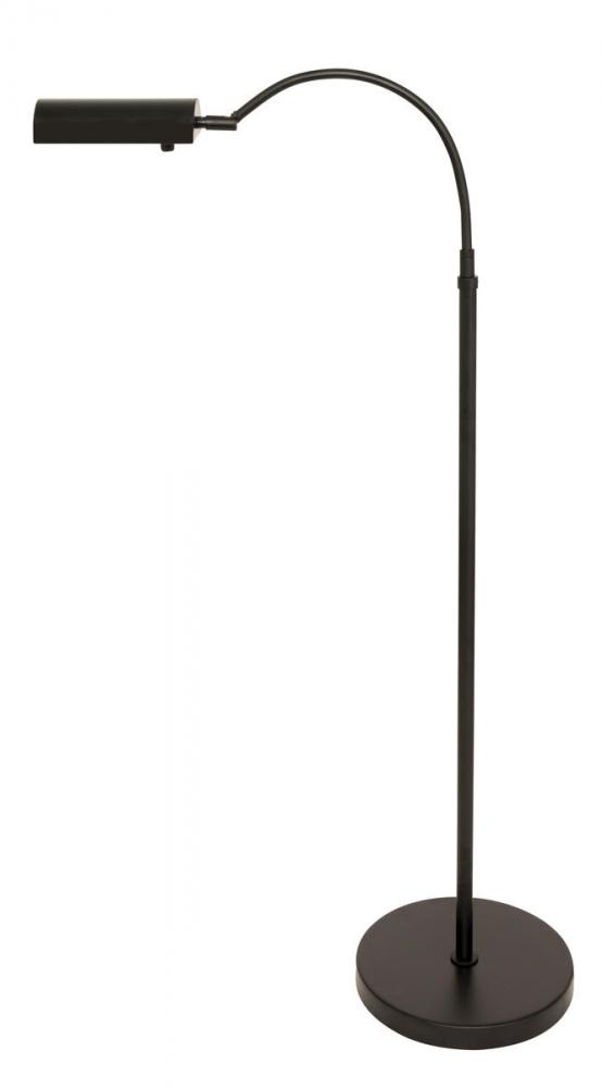 1-LIGHT CHESTNUT BLACK FLOOR LAMP