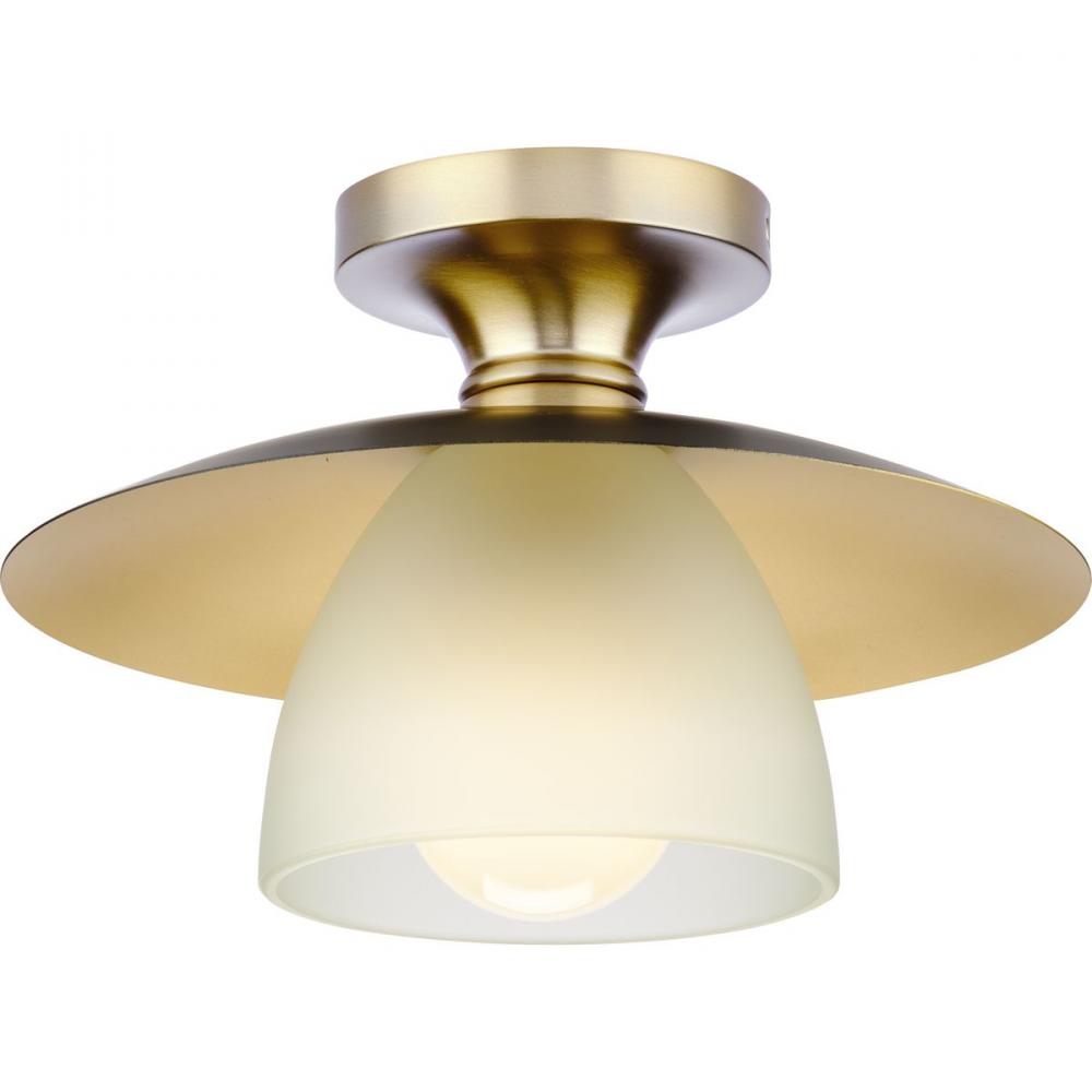 Trimble Collection One-Light Brushed Bronze 12&#34; Semi-Flush Mount