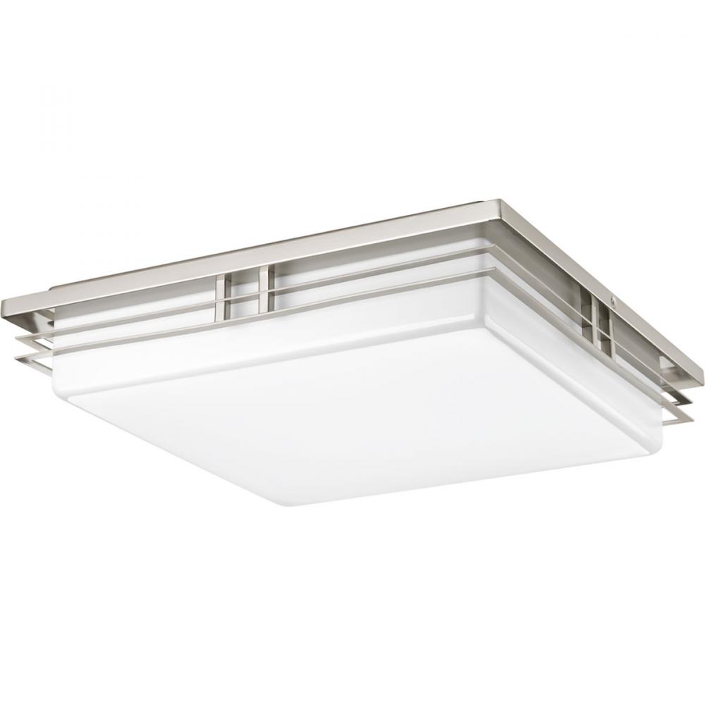 Helm Collection Three-Light 18&#34; LED Flush Mount