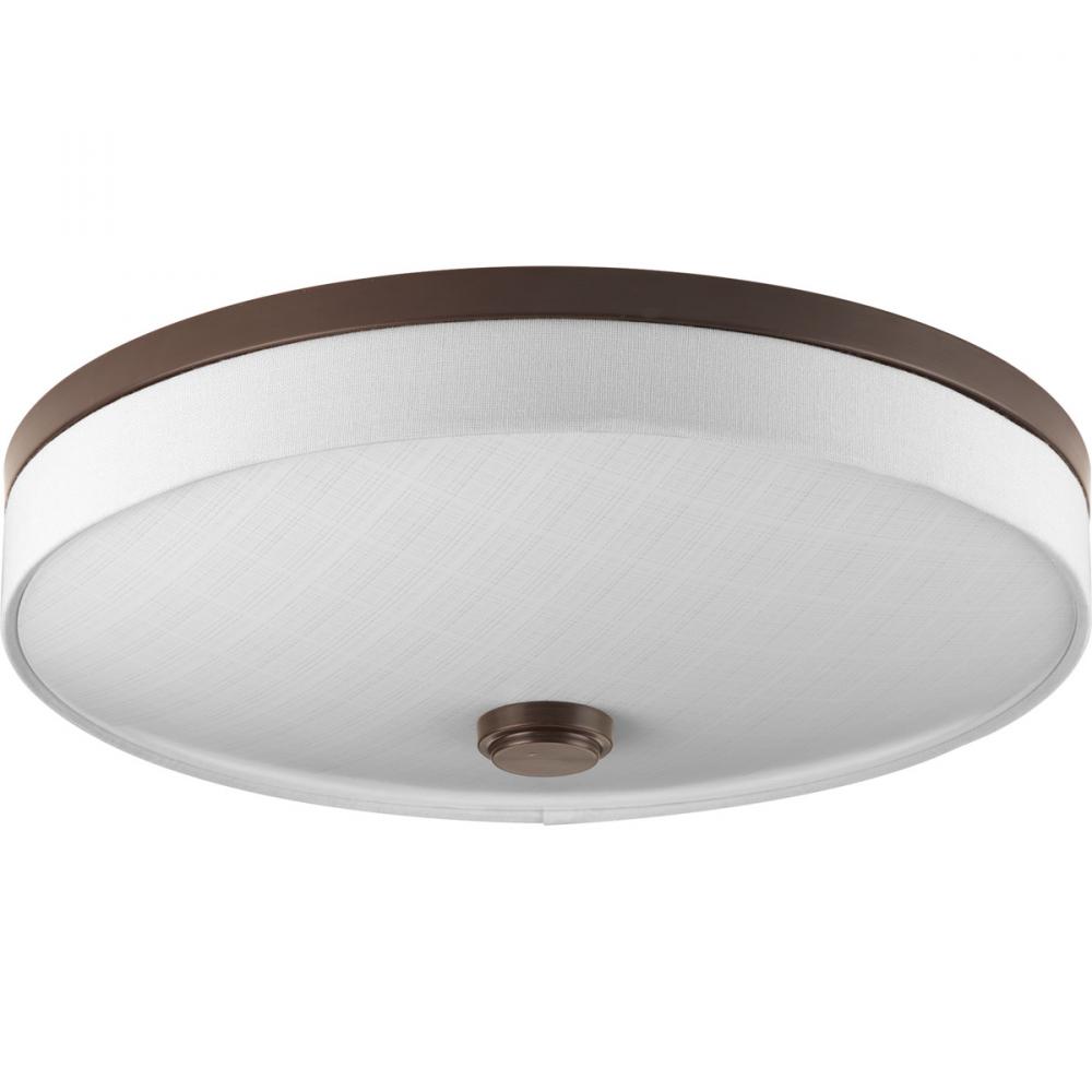 Weaver LED Collection Two-Light LED 16&#34; Flush Mount